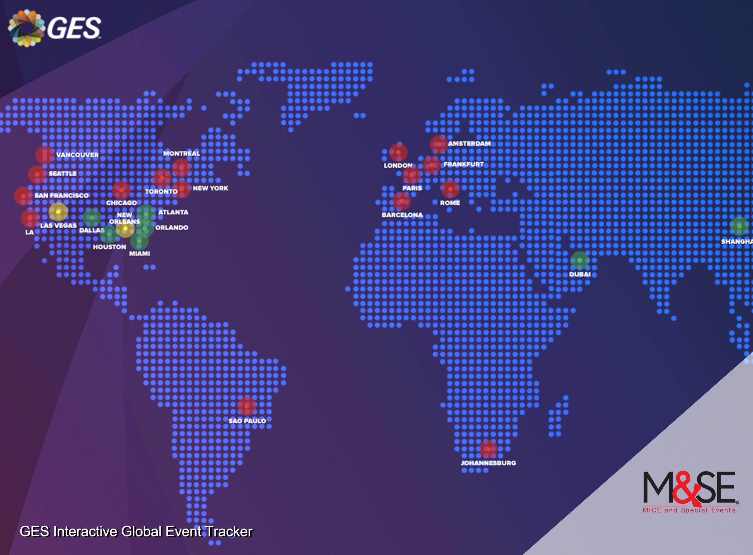 Interactive Global Event Tracker By GES MSE